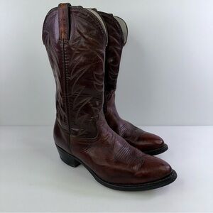 Durango Men’s Burgundy Cowboy Western Boots Size 10.5D